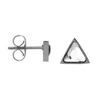 iXXXi oorbellen studs Expression Triangle zilver