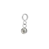 iXXXi connect charm  Stone White zilver  154014-03