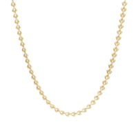 Halsketting chained Heart Goud