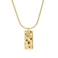 Halsketting Glimmer Goud 