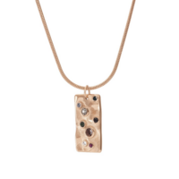 Halsketting Glimmer Rose Goud 