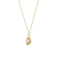 Halsketting Pearlite Goud 
