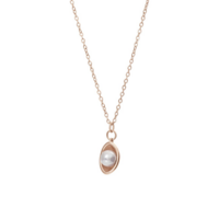 Halsketting Pearlite Rose Goud 