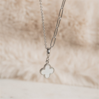 Halsketting Lucky Liora Zilver 