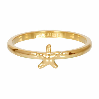 iXXXi Vulring Sea Star goud 2mm