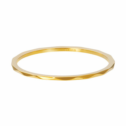 iXXXi Ring Wave Goud 1mm R03901-01