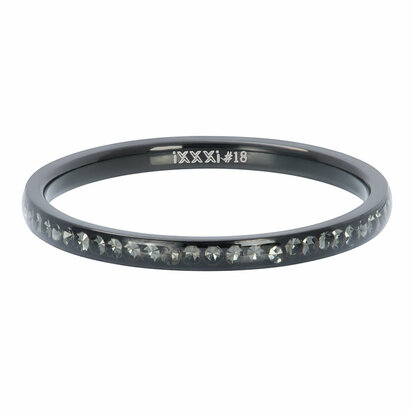 iXXXi Ring Zirkonia Black 2mm R02501-05