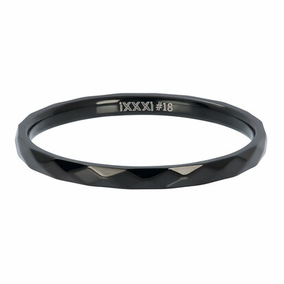 iXXXi Ring Hammerite Zwart 2mm R02803-05