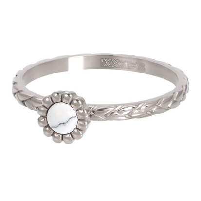 iXXXi Ring Inspired White Zilver R05902-03