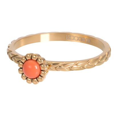 iXXXi Ring Inspired Coral Goud R05903-02