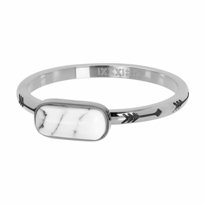 iXXXi Ring Festival White Zilver R05914-03