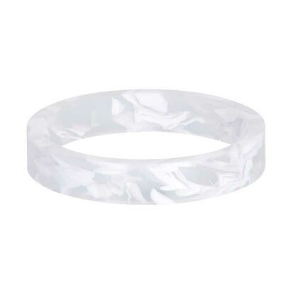 iXXXi ring Ice, wit 4mm