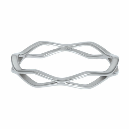 IxxxI vulring  Abstract  MODERN zilver 4 mm