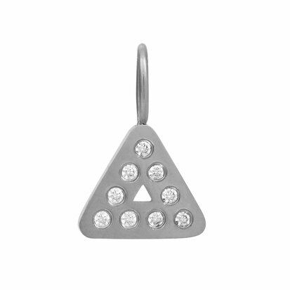 iXXXi Ketting Charms Design Triangle zilver