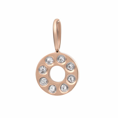 iXXXi Ketting Charms Design circle Rose