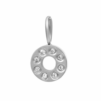 iXXXi Ketting Charms Design circle zilver