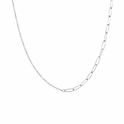 iXXXi Ketting Square Slim zilver