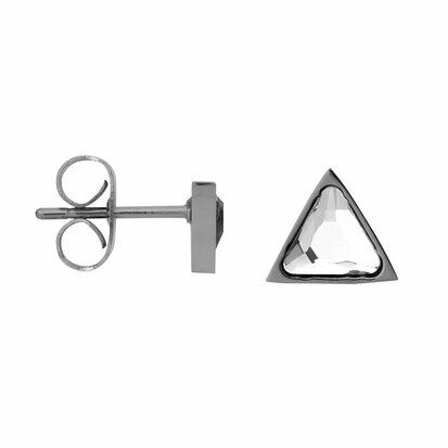 iXXXi oorbellen studs Expression Triangle zilver