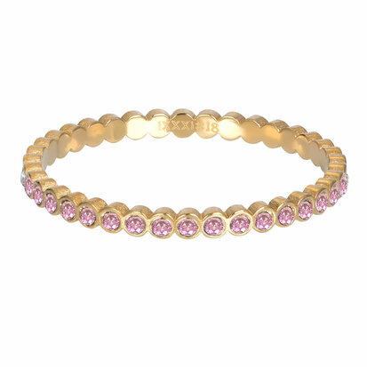 De iXXXi vulring Small Circle Stone Pink 