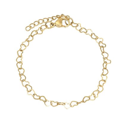 iXXXi armband Hearts Goud B00412-01