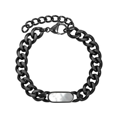 De iXXXi armband Milestone zwart B00413-05