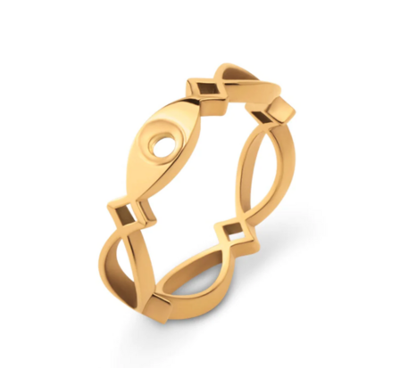 Melano Twisted Trix ring goud