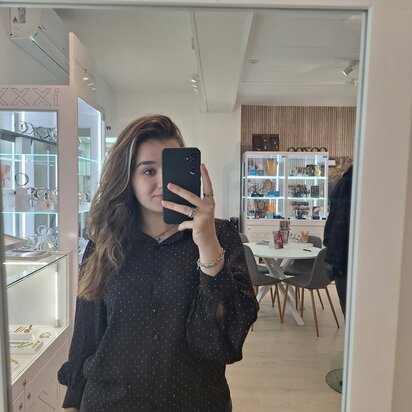 Glitter blouse Nora