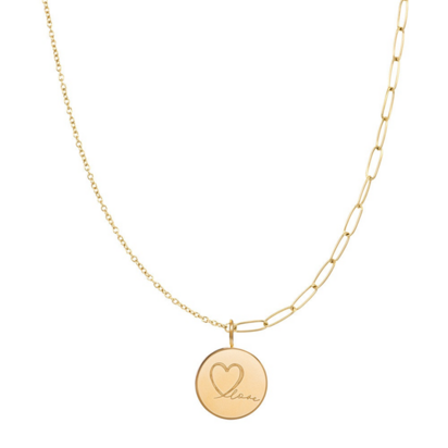 Necklace mother love Goud