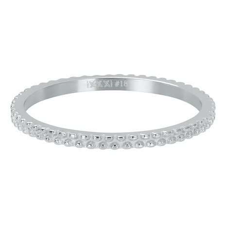 iXXXi ring Caviar 2 mm zilver R0806-03