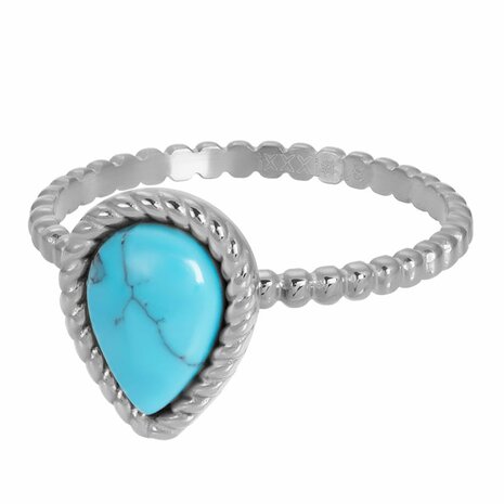 iXXXi Ring Magic Turquoise Zilver R05907-03