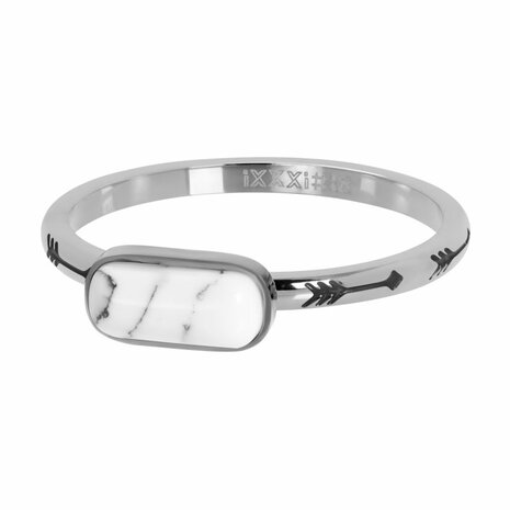 iXXXi Ring Festival White Zilver R05914-03