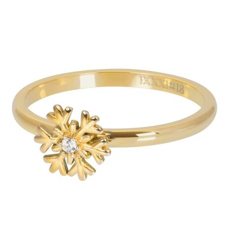 iXXXi ring Snowflake Goud  2mm