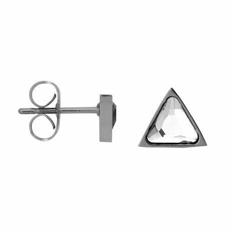 iXXXi oorbellen studs Expression Triangle zilver