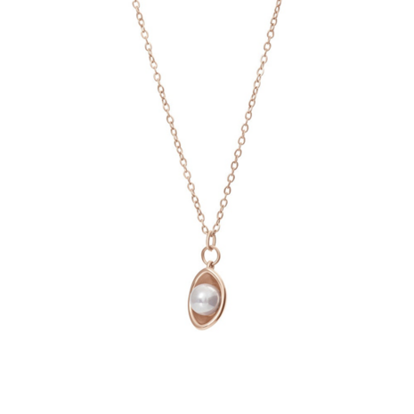 Halsketting Pearlite Rose Goud 