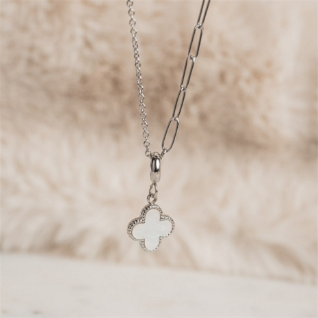 Halsketting Lucky Liora Zilver 