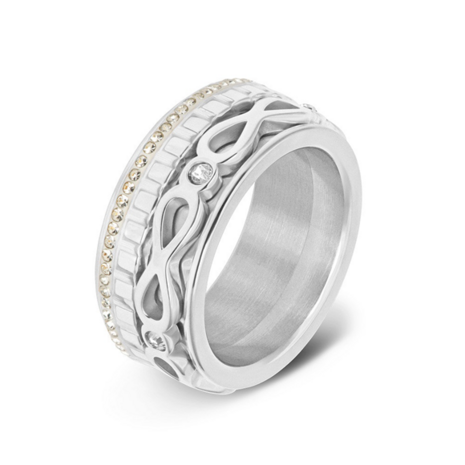 Samengestelde iXXXi ring Ever Glow Zilver 