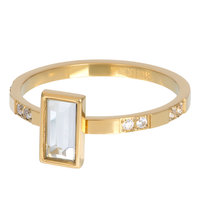 IxxxI vulring  Abstract EXPRESSION Rectangle Goud 2mm