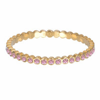 De iXXXi vulring Small Circle Stone Pink 