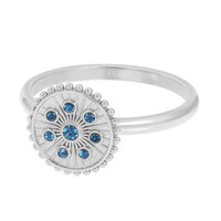 iXXXi vulring Midnight Capri Blue zilver 2mm R06700-03