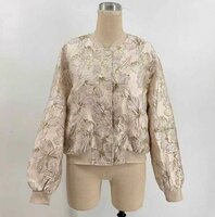 Jasje bloemen goud kleurig 